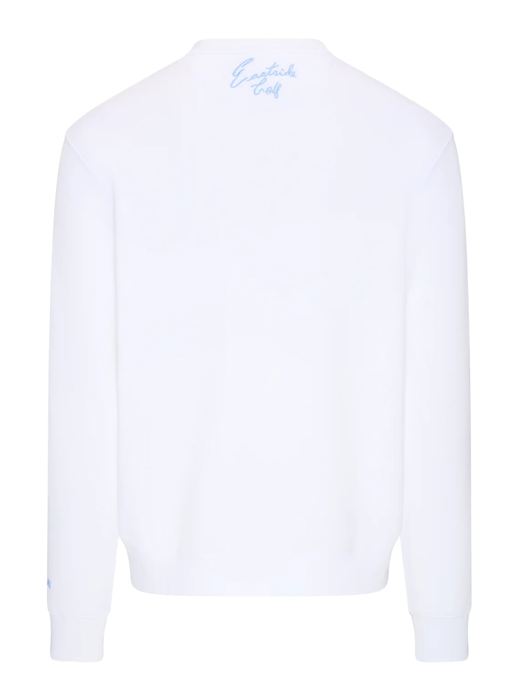 Eastside Golf Luxe Fleece Crew - Bright White
