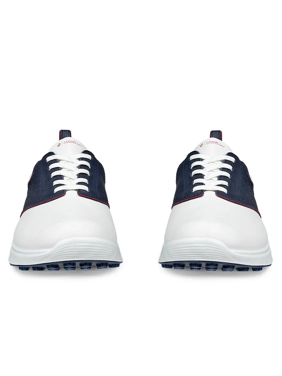 Ecco M S-Casual Golf Shoes - White/Navy