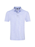 FootJoy Space Dye Lisle Polo Shirt (Athletic Fit) - Periwinkle