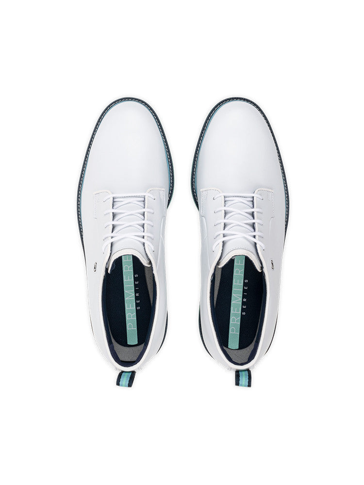 FootJoy Premiere Field LX  Energy Golf Shoes - White/Mint/Blue