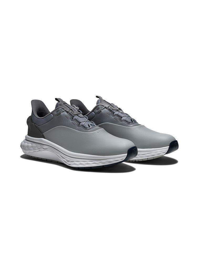 FootJoy Quantum Leather Golf Shoes - Grey