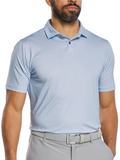 FootJoy Bracket Print Lisle Polo Shirt (Athletic Fit) - Air Blue