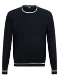FootJoy Cotton Crew Neck Pullover - Black