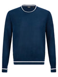 FootJoy Cotton Crew Neck Pullover - Navy