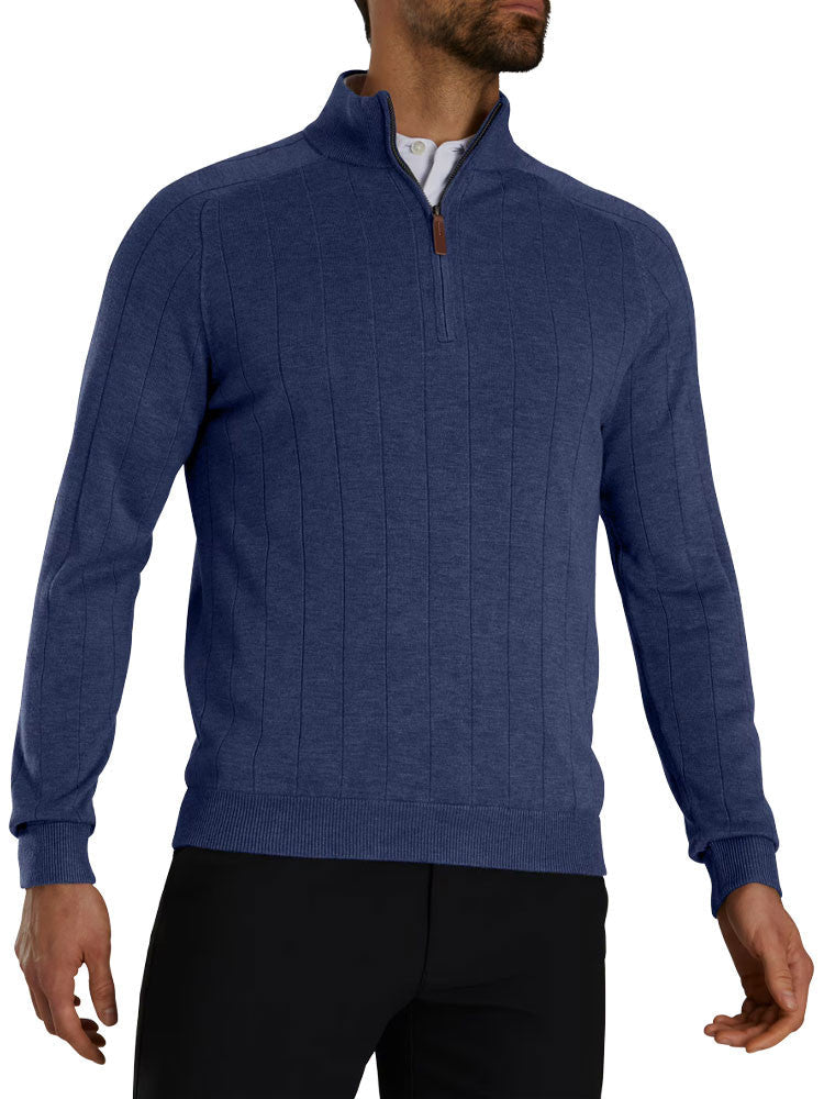 FootJoy Drop Needle Pullover - Navy