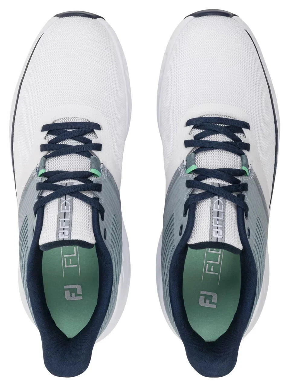 FootJoy Flex Athletic Golf Shoes - White/Blue
