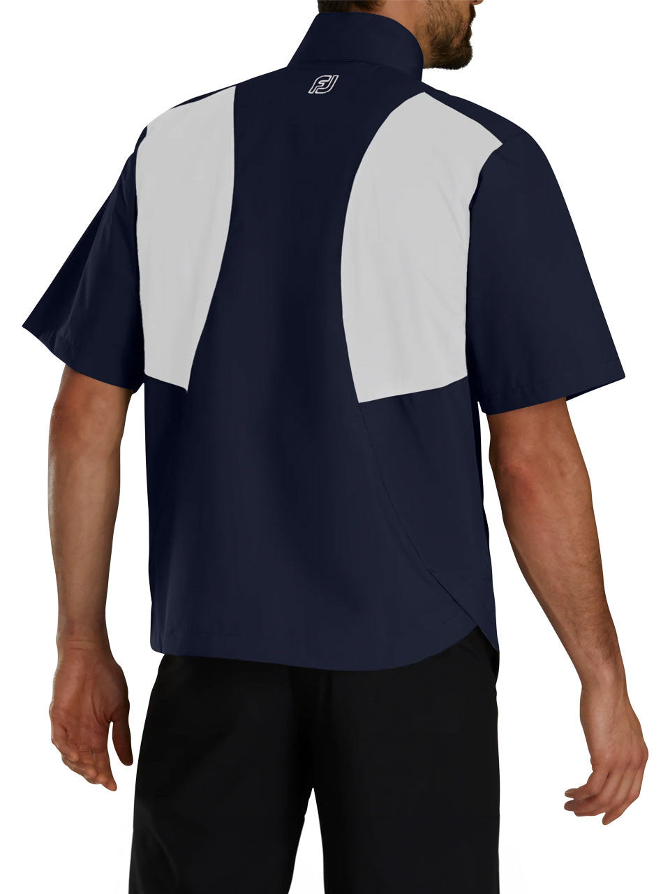 FootJoy HydroLite X Short Sleeve Rain Jacket - Navy