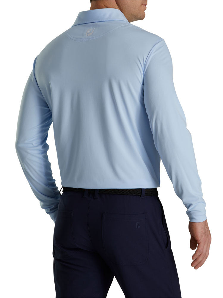 FootJoy Long Sleeve Sun Protection Polo - Sky