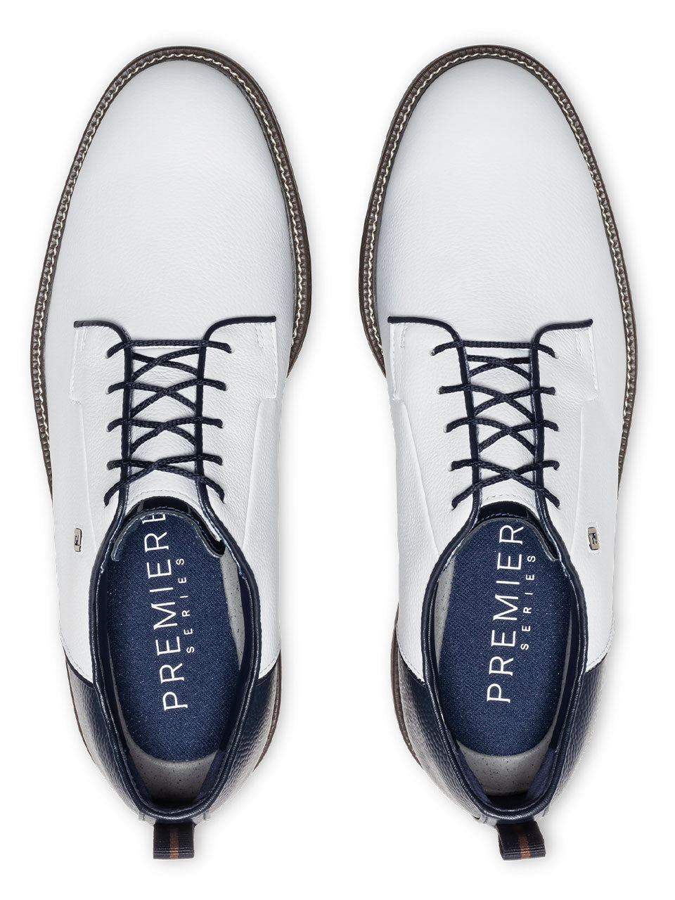 FootJoy Premiere Field LX Golf Shoes - White/Navy