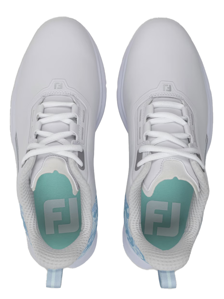 FootJoy Women's Fuel Golf Shoes - White/Blue/Grey