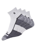 FootJoy ProDry Extreme Quarter 2 Pack Socks - White