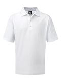 FootJoy Stretch Pique Golf Shirt - White