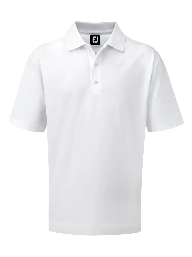 FootJoy Stretch Pique Golf Shirt - White