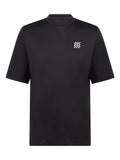 Manors Golf Course Mock Neck Polo - Black