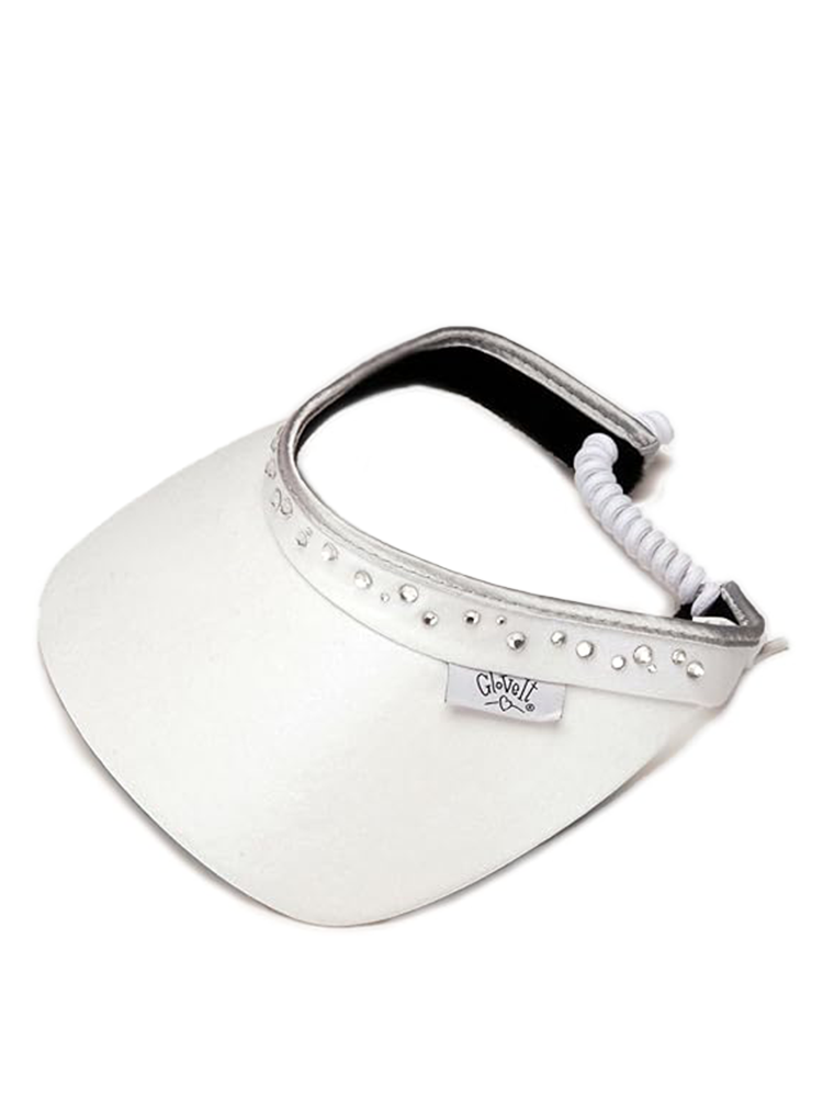 Glove It Women's Visor - White Clear Dot