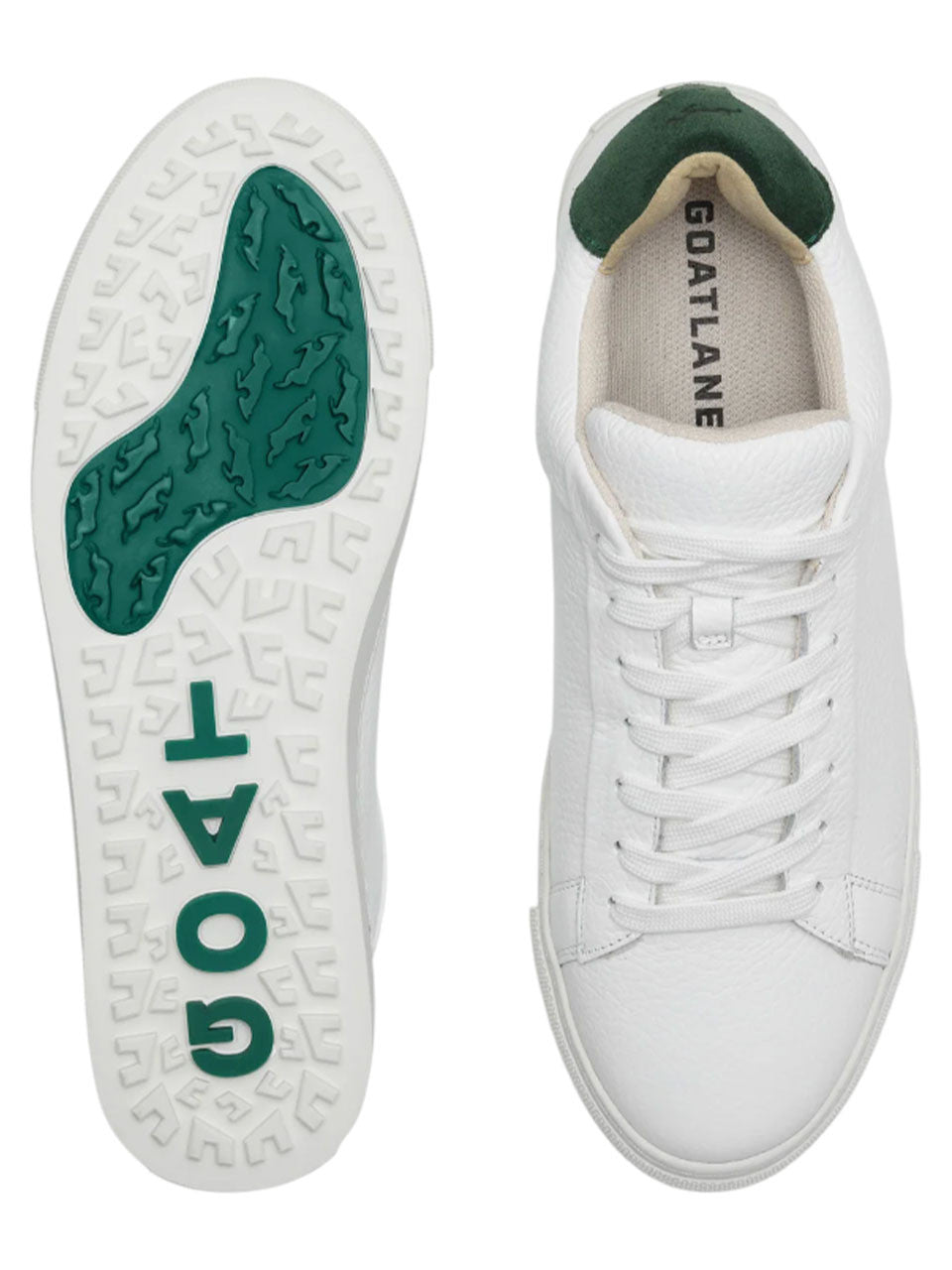Goatlane Tour Classic Golf Shoes - White/Green