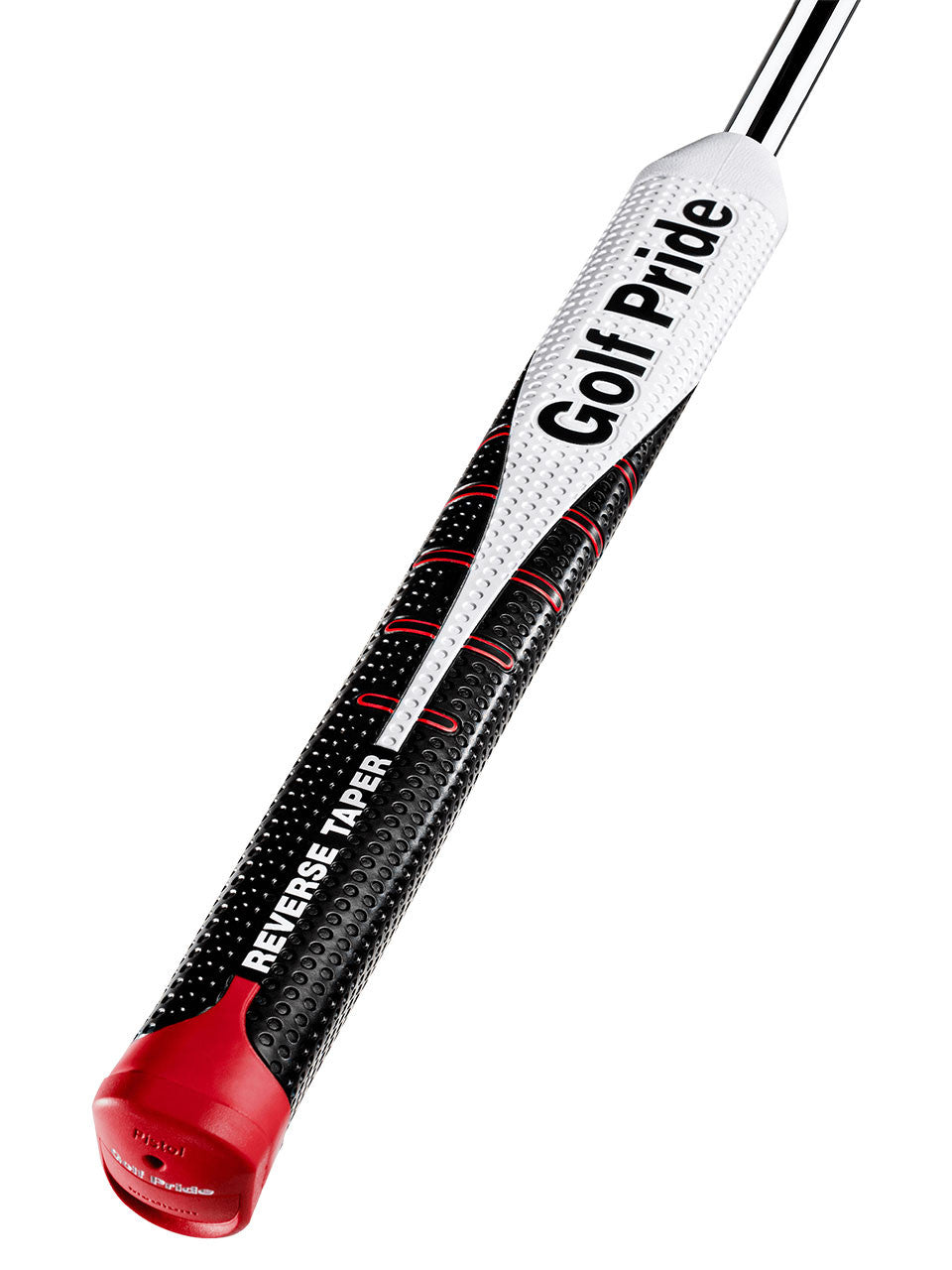 Golf Pride Reverse Taper Pistol Putter Grip - Back/White