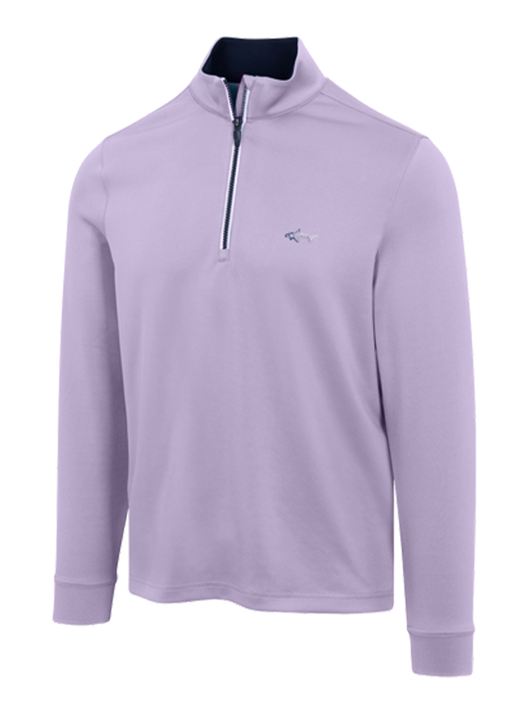 Greg Norman 1/4 Zip Pullover - Lilac Breeze