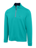 Greg Norman 1/4 Zip Pullover - Shoreline Blue