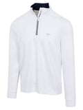 Greg Norman 1/4 Zip Pullover - White