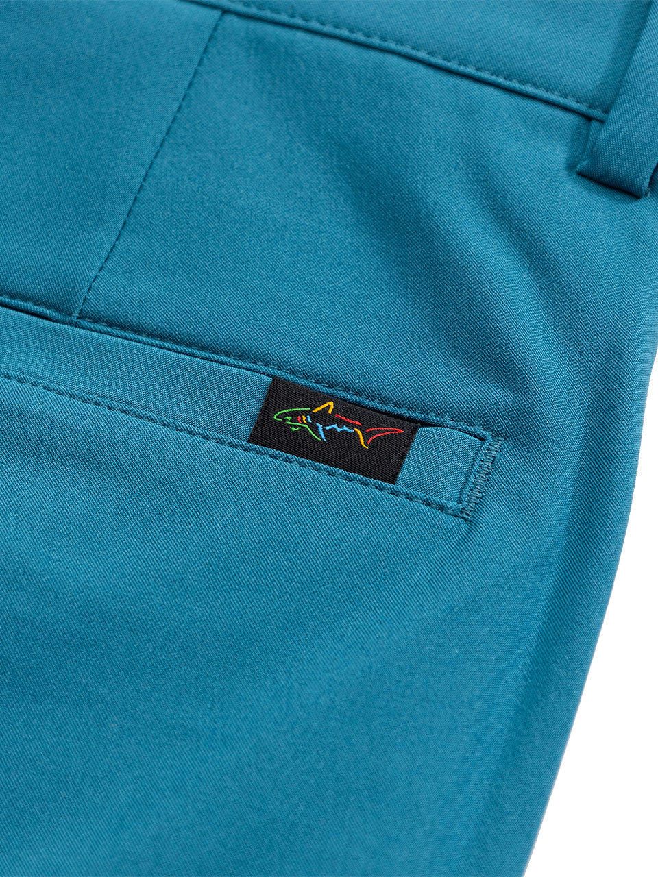 Greg Norman 4-Way Stretch Classic 10-Inch Short - Vivid Teal
