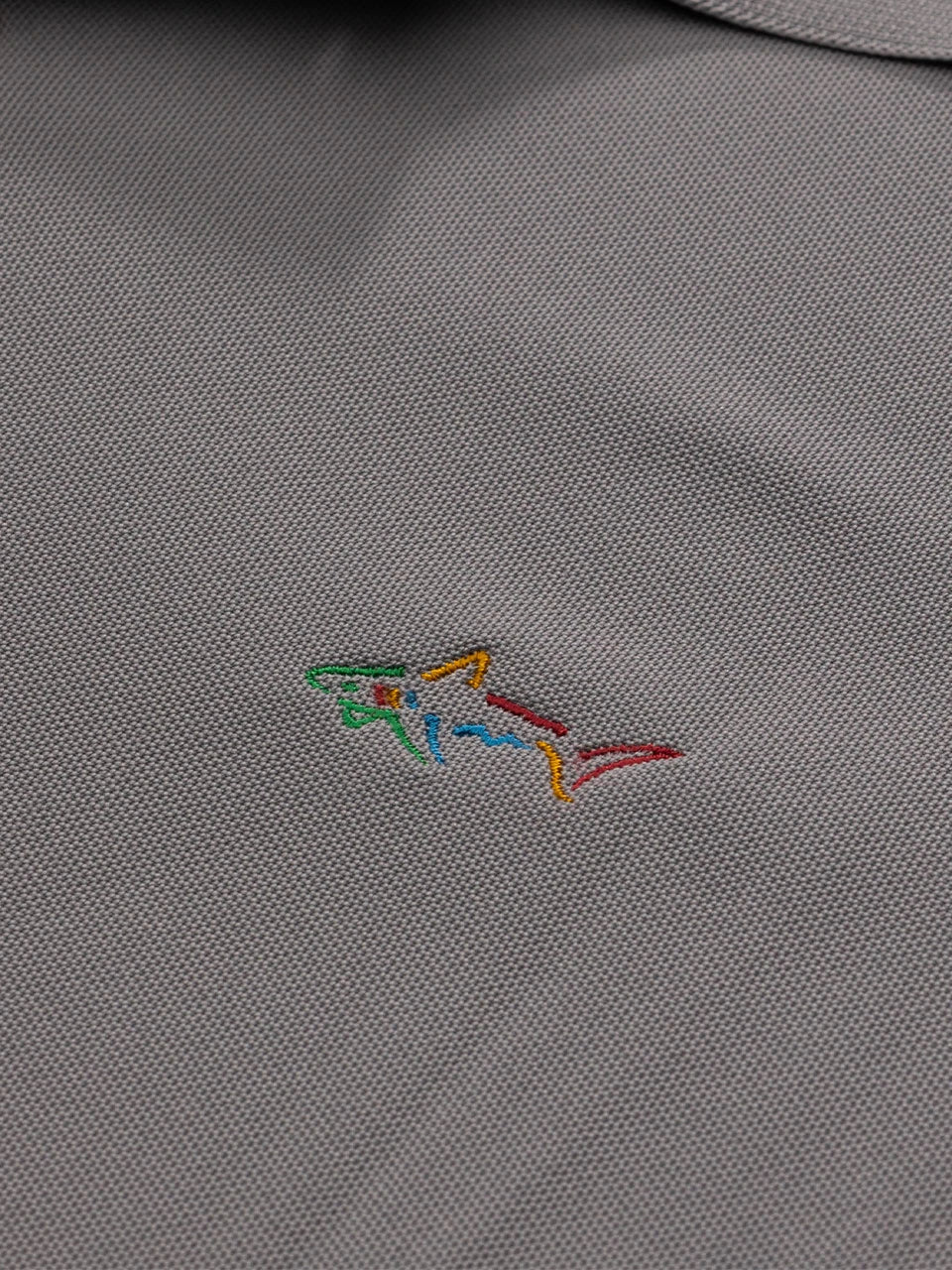 Greg Norman Classic Pique Shark Polo - Sterling