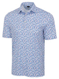 Greg Norman ML75 Starfish Printed Polo - White