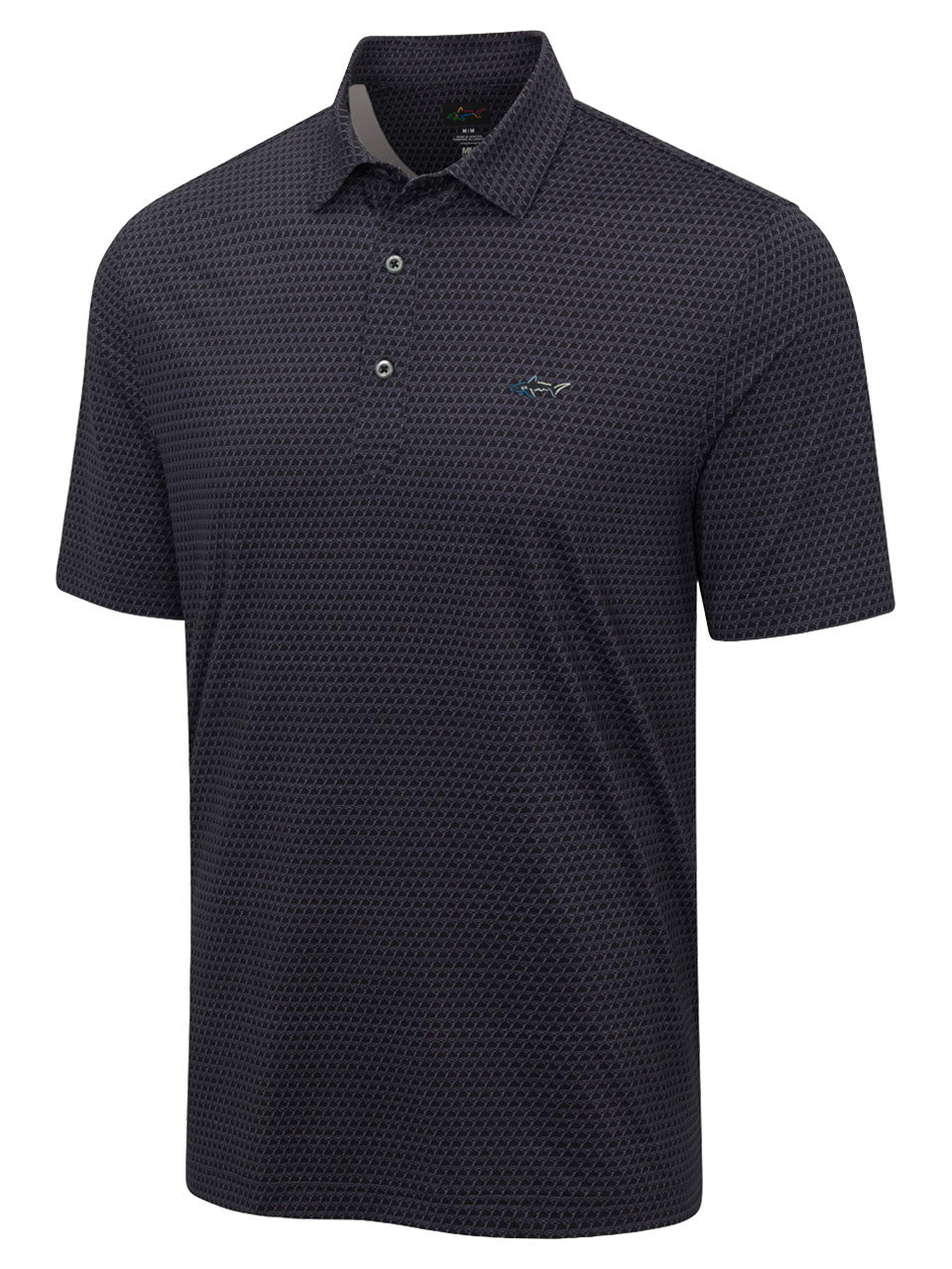 Greg Norman ML75 Stretch Driver Ball Polo - Black