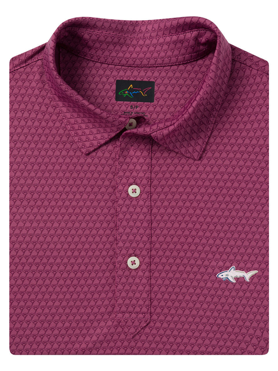 Greg Norman ML75 Stretch Driver Ball Polo - Deep Mauve