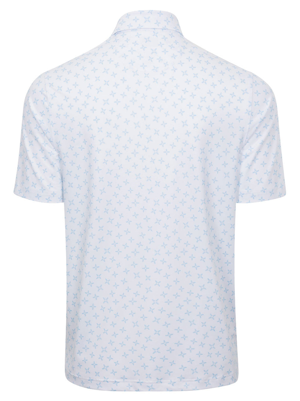 Greg Norman ML75 Stretch Floral Foulard Polo - White
