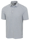 Greg Norman ML75 Stretch Jersey Horizon Stripe Polo - White