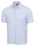 Greg Norman ML75 Stretch Jersey Yacht Club Polo - White