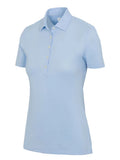 Greg Norman Women's Freedom Micro Pique Short Sleeve Polo - Blue Haze