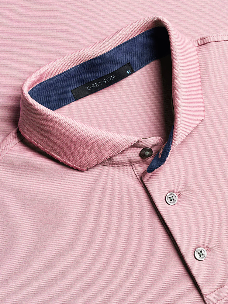 Greyson Crowley Icon Polo - Pink Sky
