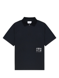 Left Of Field Golf Bass Straight MV Polo - Black