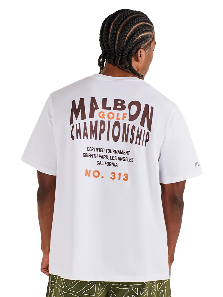 Malbon Bermuda Championship Tee - White