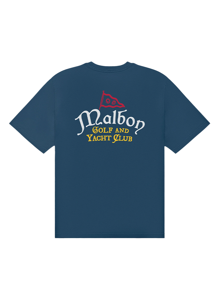 Malbon Bermuda Yacht Club Tee - Navy