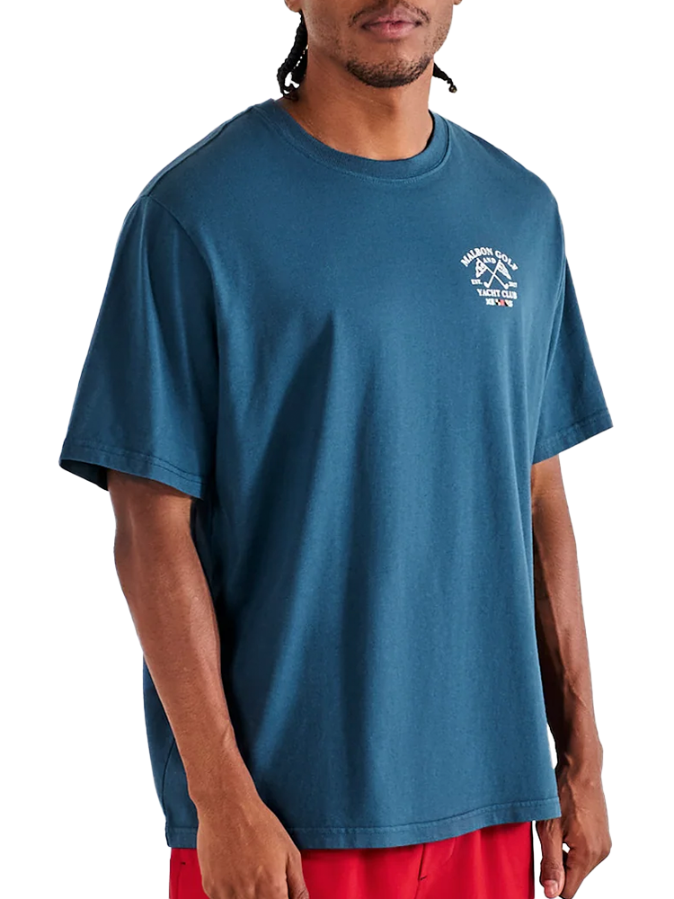 Malbon Bermuda Yacht Club Tee - Navy