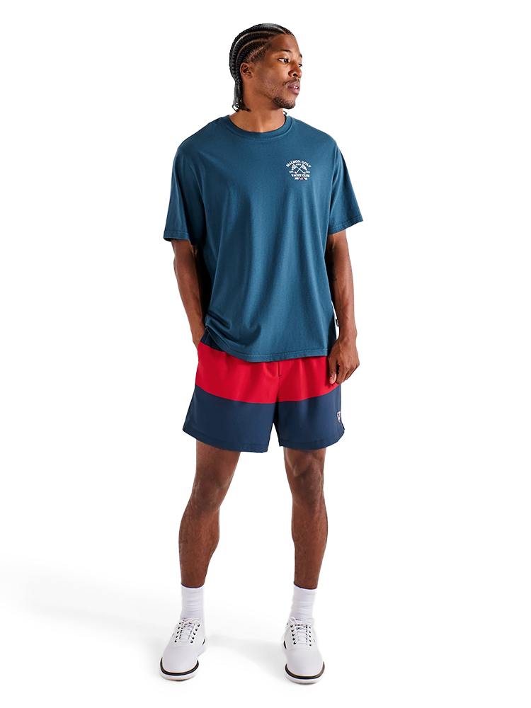 Malbon Bermuda Yacht Club Tee - Navy