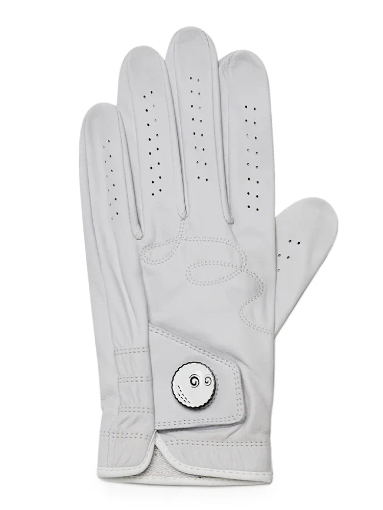 Malbon Buckets Golf Glove - White