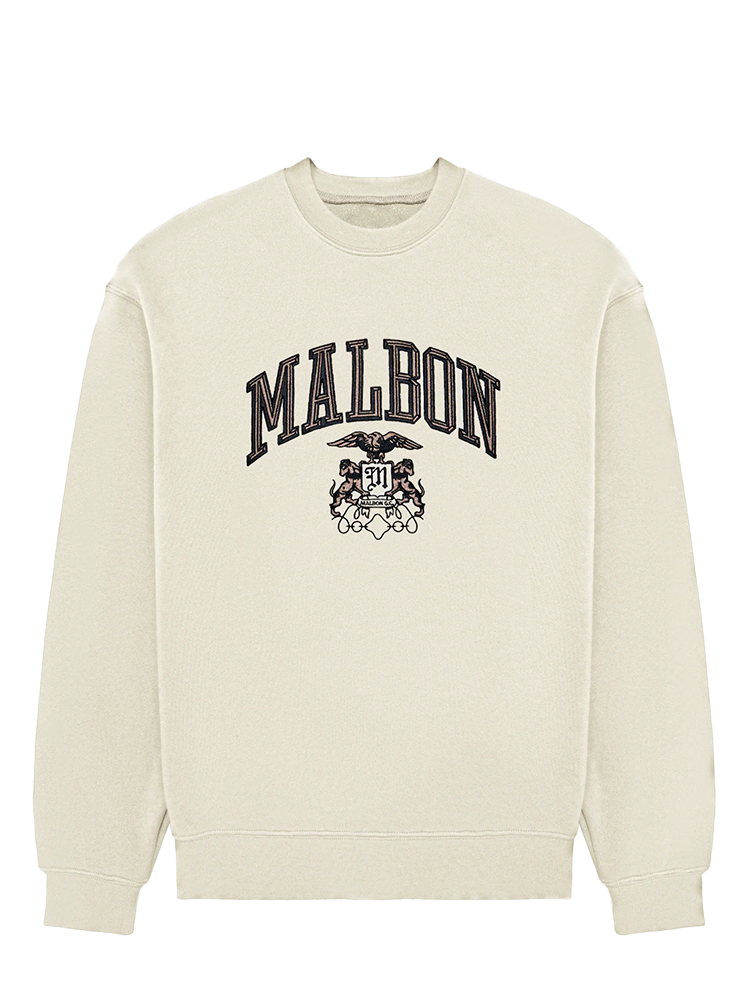 Malbon Cadet Oxford Sweatshirt - Ivory