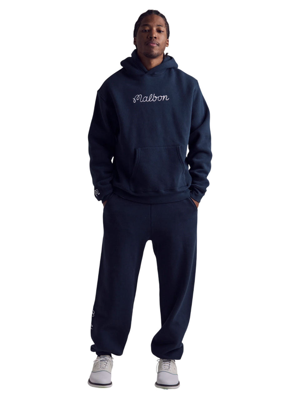 Malbon Clubhouse Sweatpant - Navy