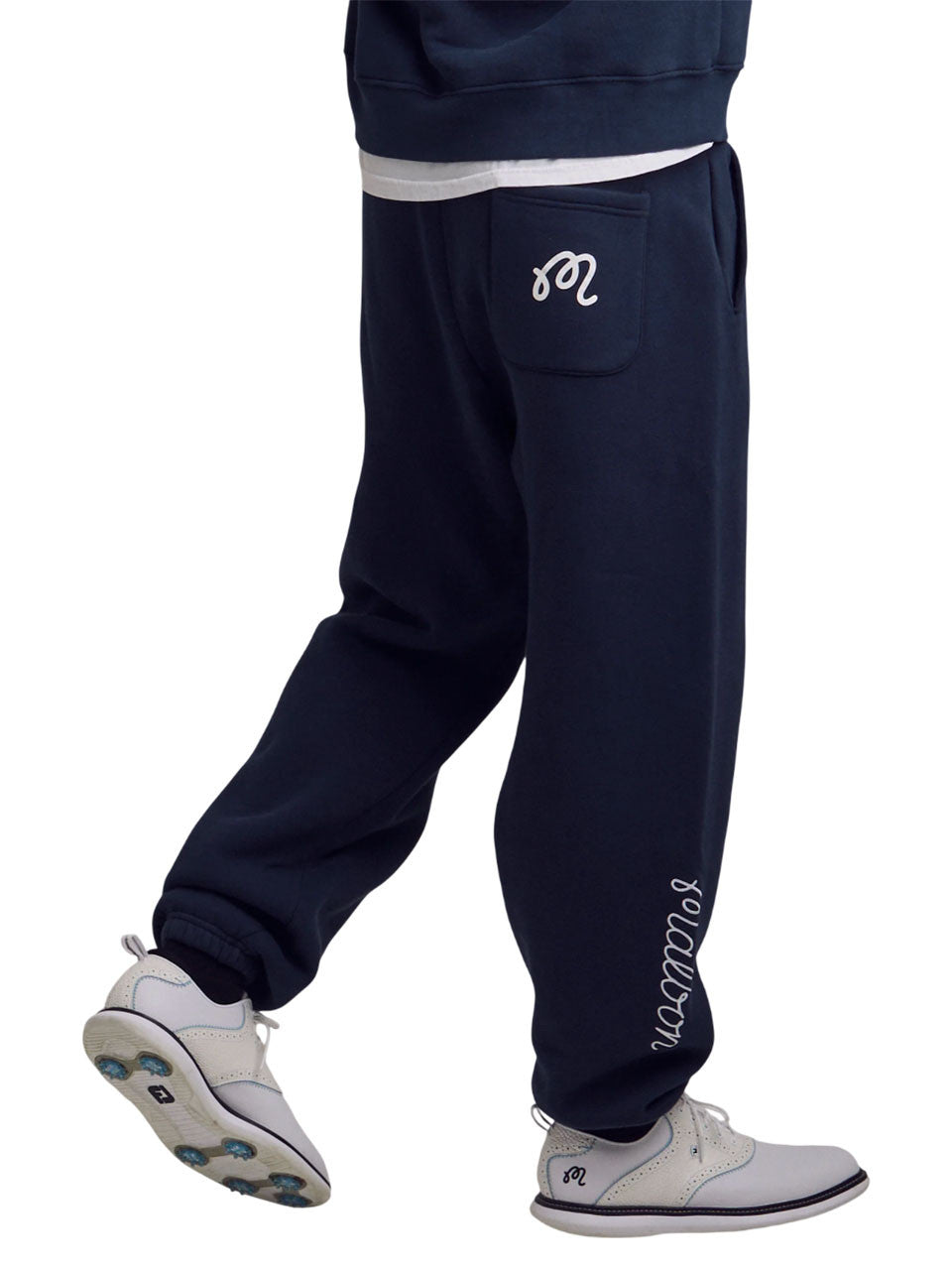 Malbon Clubhouse Sweatpant - Navy