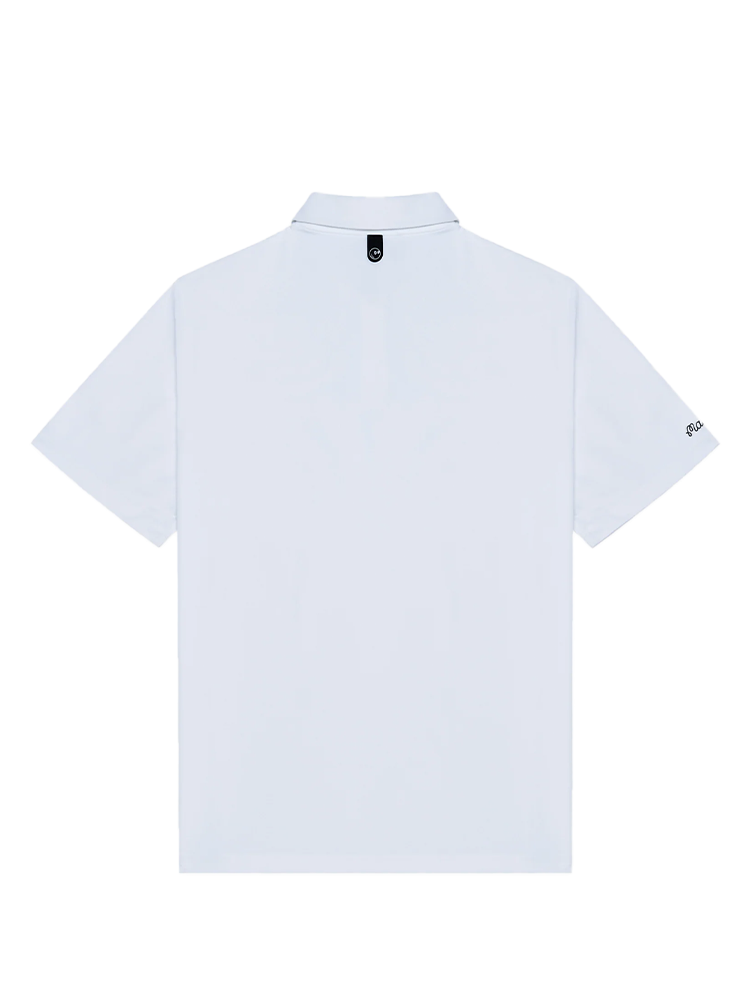 Malbon Fairway Baldwin Polo - White