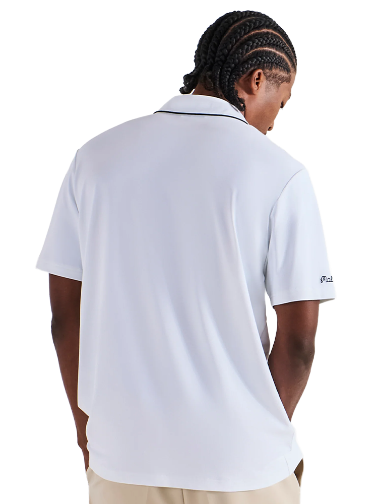 Malbon Fairway Monarch Polo - White