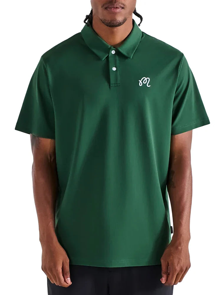 Malbon Fairway Polo - Forest
