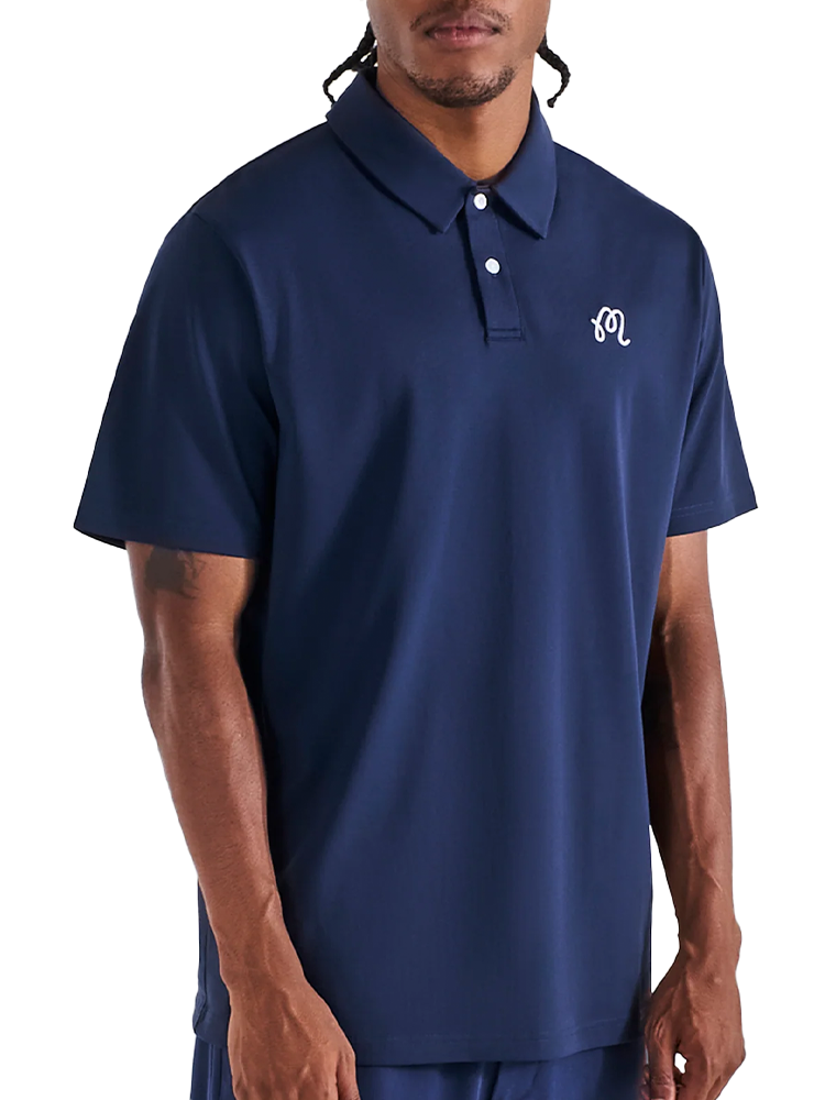 Malbon Fairway Polo - Navy