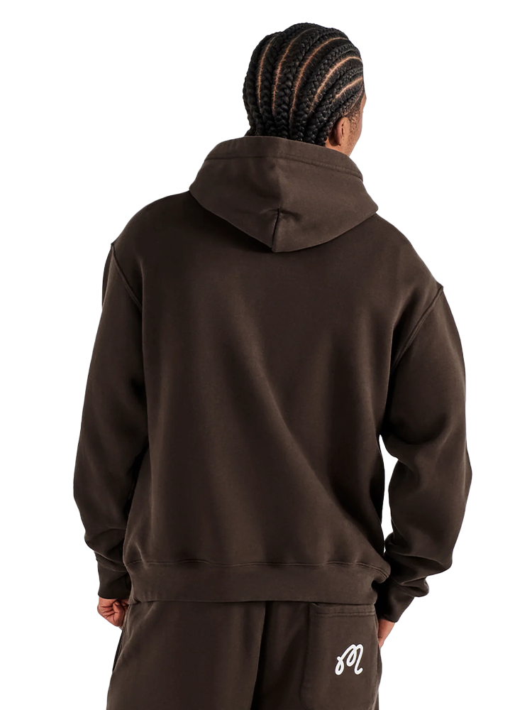 Malbon Fesque Hoodie Polo - Brown
