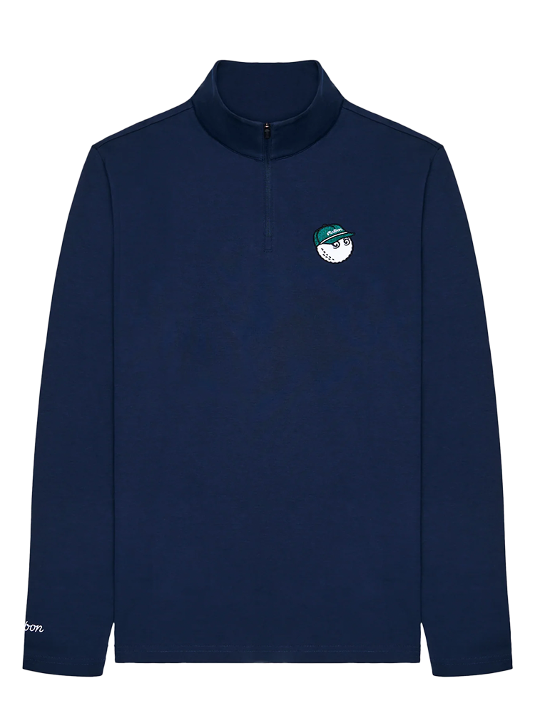 Malbon Flyer Mid Layer - Navy