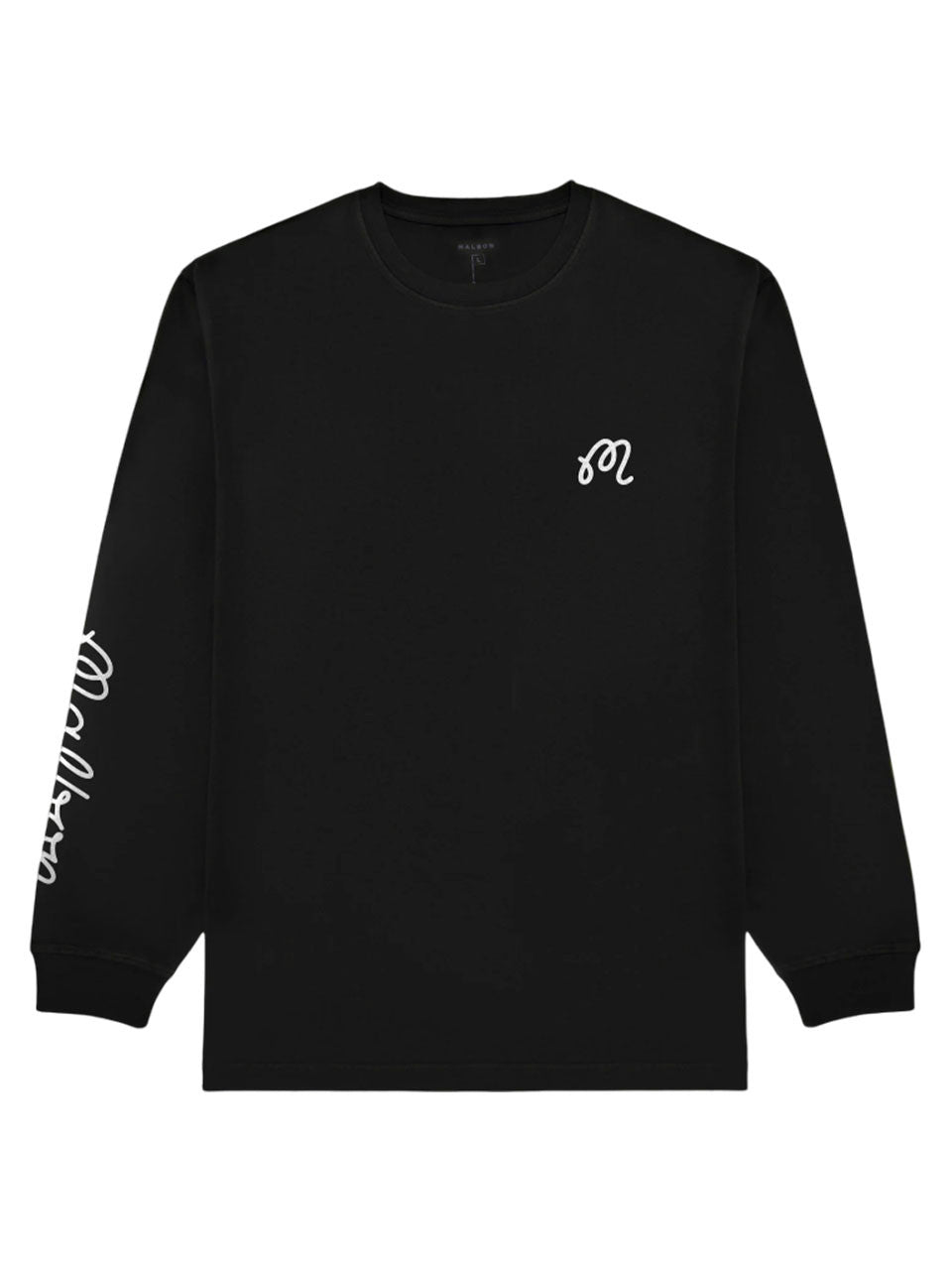 Malbon Gorse Long Sleeve Tee - Black